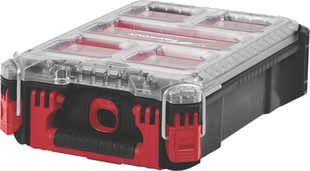 Image of Milwaukee Packout Compact Organiser Case 9 3/4" x 15" 
