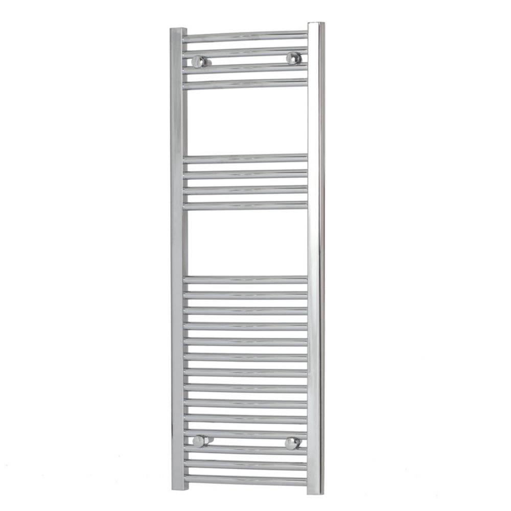 Image of Flomasta Curved Towel Radiator 1200mm x 400mm Chrome 1058BTU 