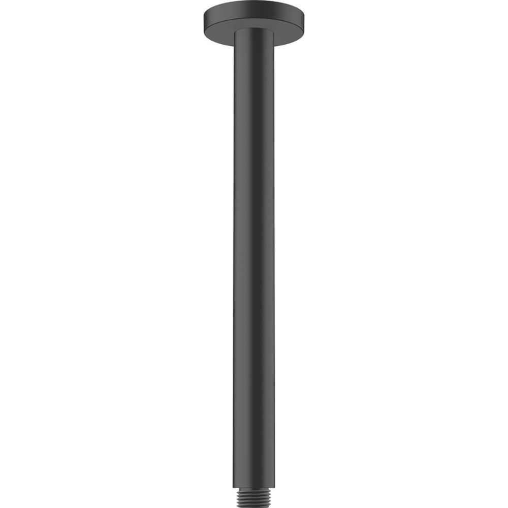 Image of Hansgrohe Vernis Blend Shower Arm Matt Black 300mm x 26mm 
