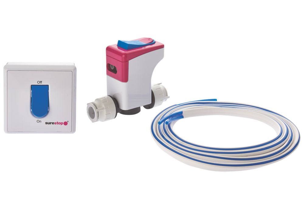 Image of Surestop Remote Stop Cock Push-Fit 15mm 