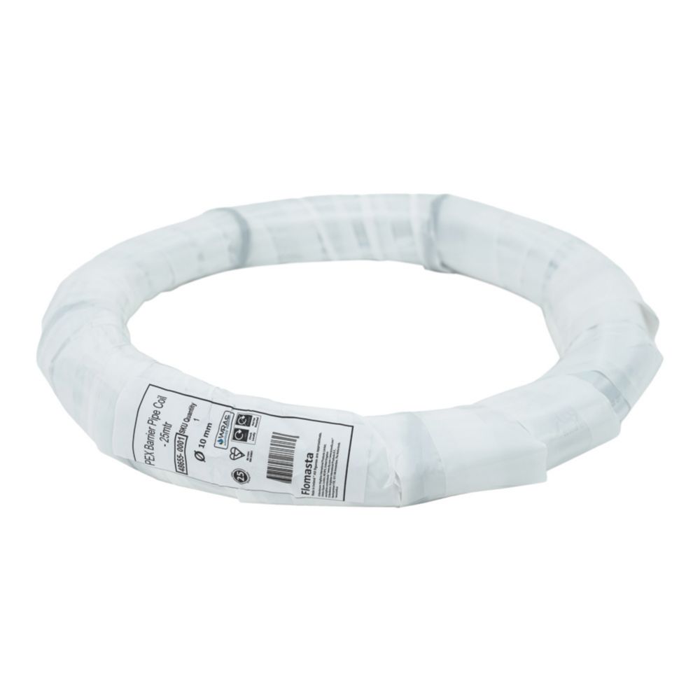 Image of FPX10B/50 Push-Fit PE-X Barrier Pipe - White 10mm x 50m White 