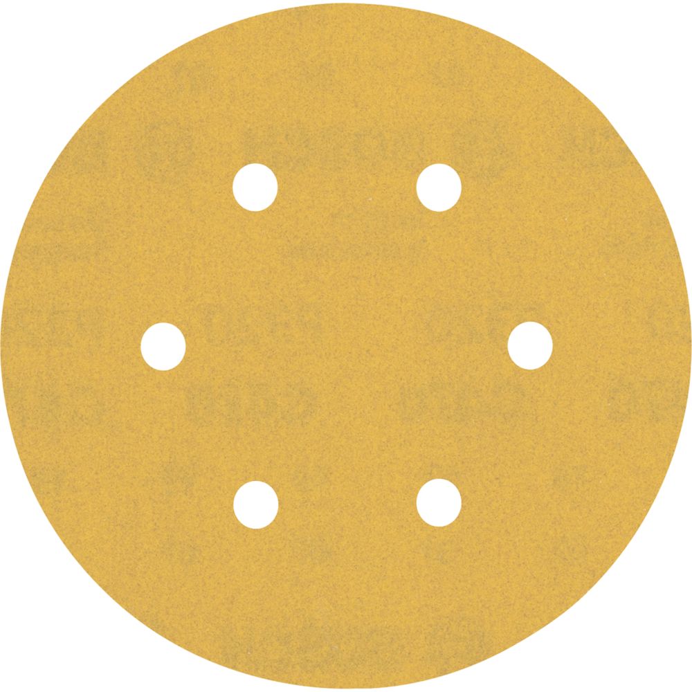 Image of Bosch Expert C470 Sanding Discs 6-Hole Punched 150mm 320 Grit 50 Pack 
