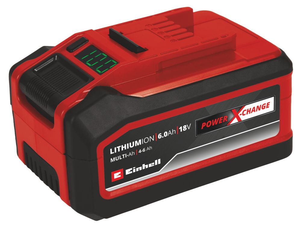 Image of Einhell Multi-Ah PXC Plus 18V 4-6Ah Li-Ion Power X-Change Battery 