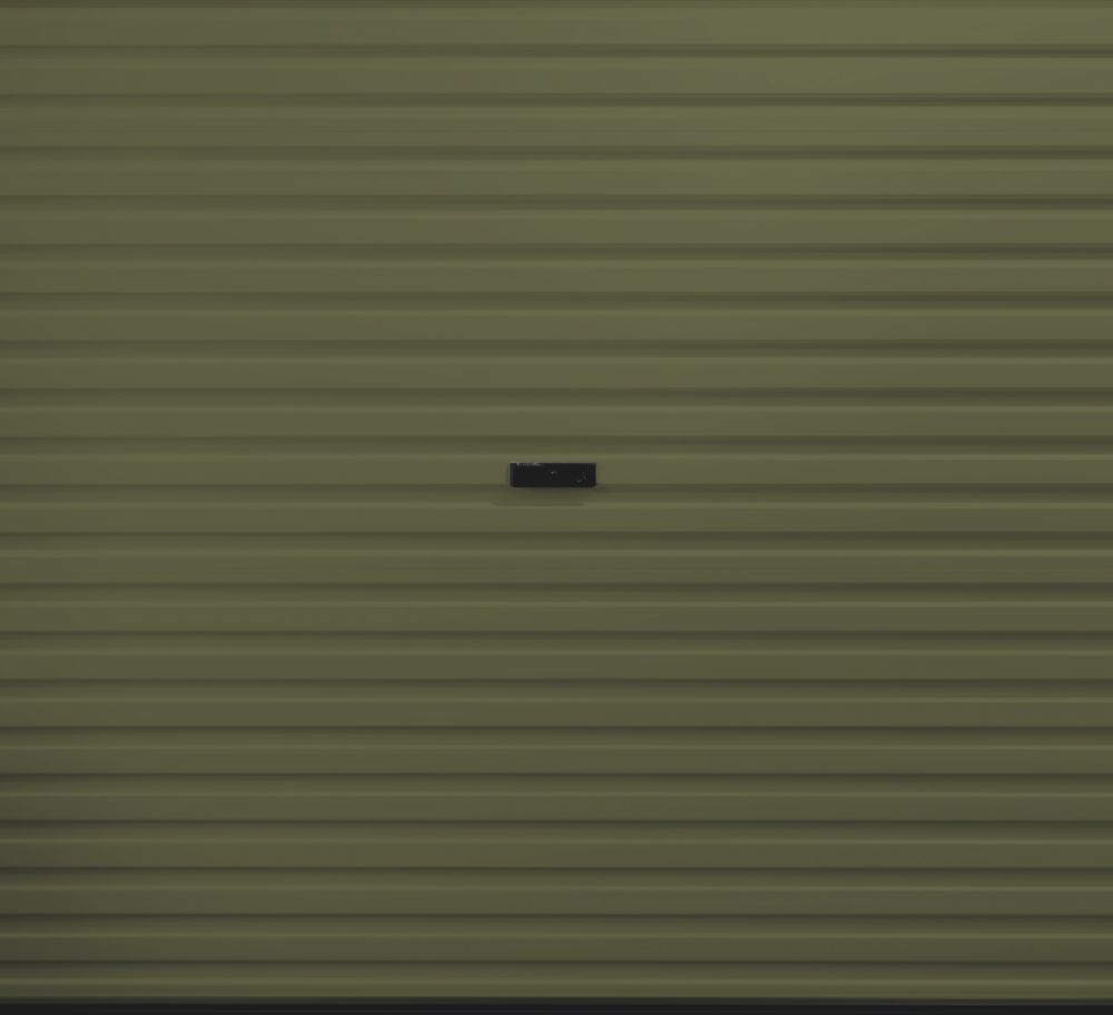 Image of Gliderol 7' 10" x 7' Non-Insulated Steel Roller Garage Door Olive Green 