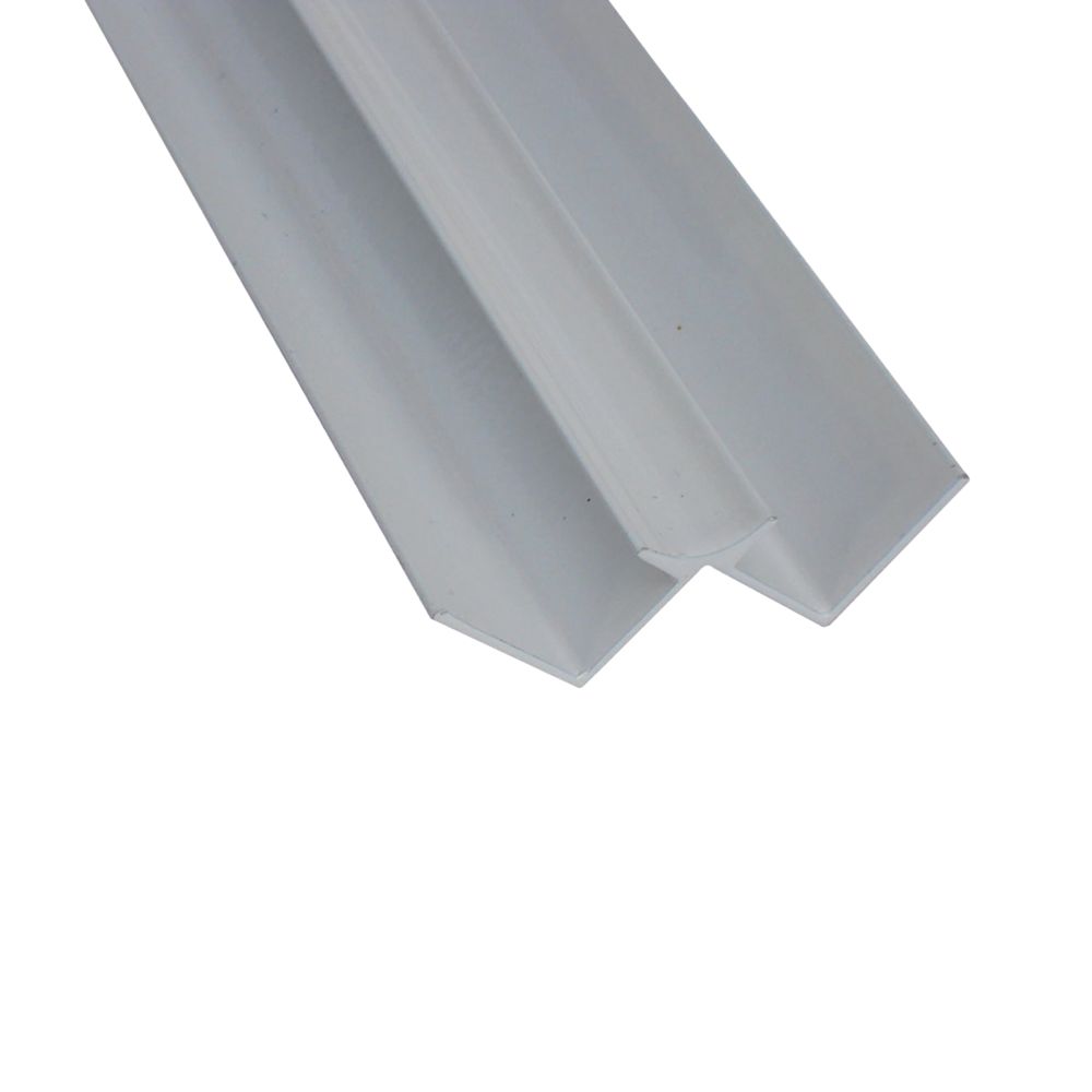 Image of Splashwall Internal Corner White 2420mm x 11mm 