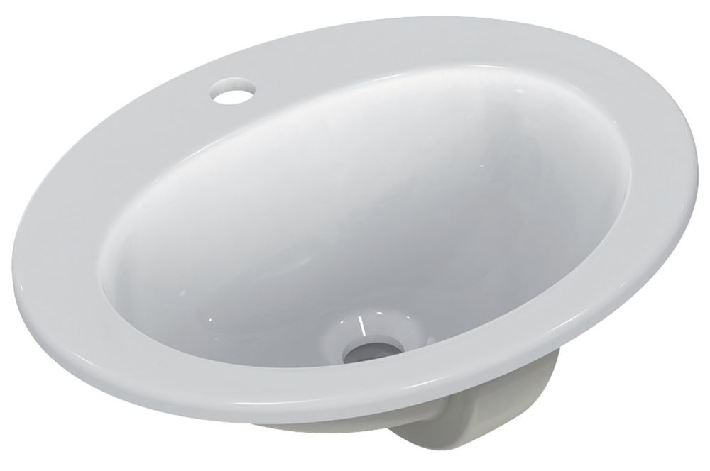 Image of Armitage Shanks Sandringham 21 Countertop Washbasin 1 Tap Hole 500mm 