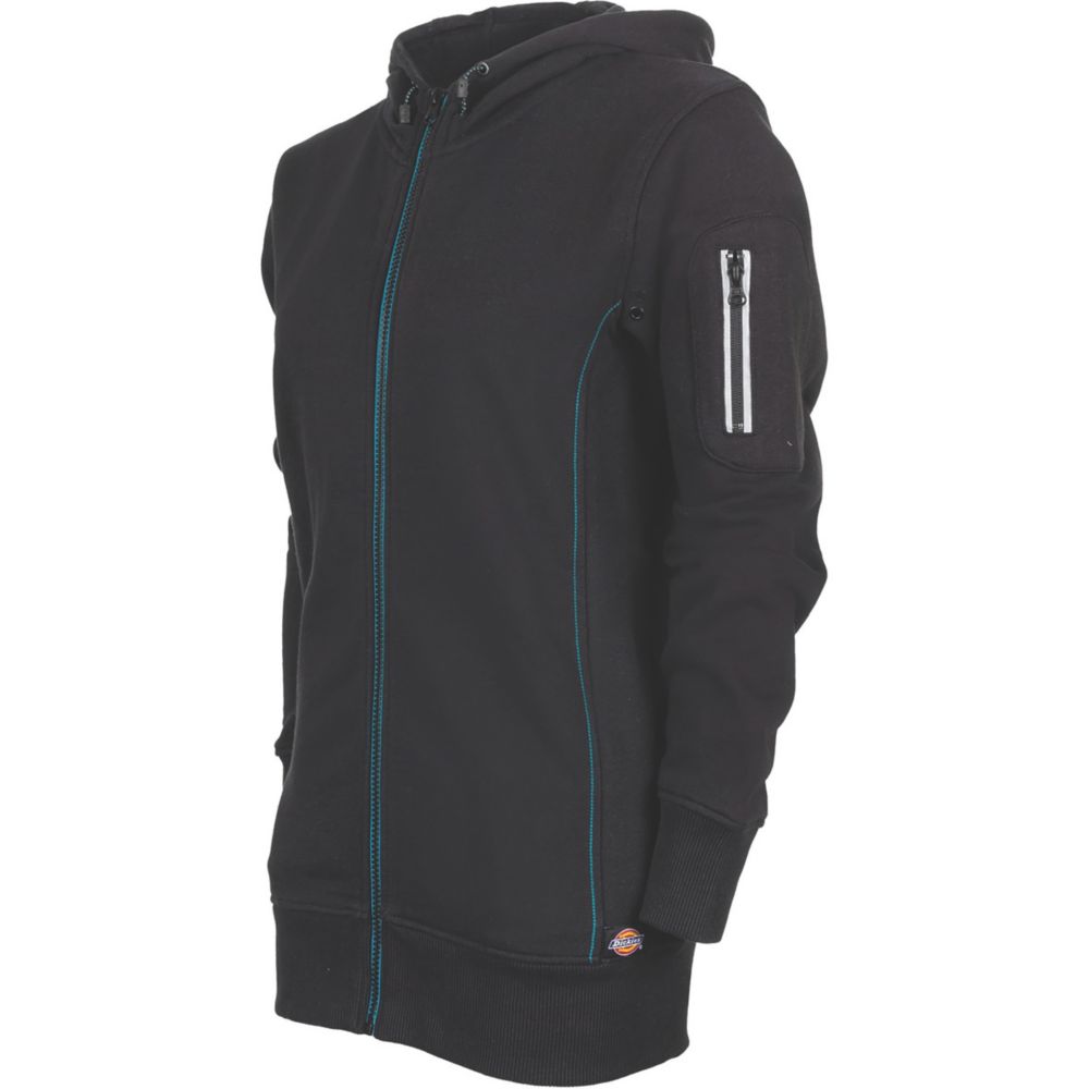 Image of Dickies Performance Womens Hoodie Black Size 10 