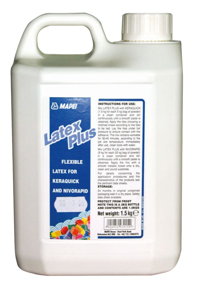 Image of Mapei Wall & Floor Latex Plus White 1.5kg 
