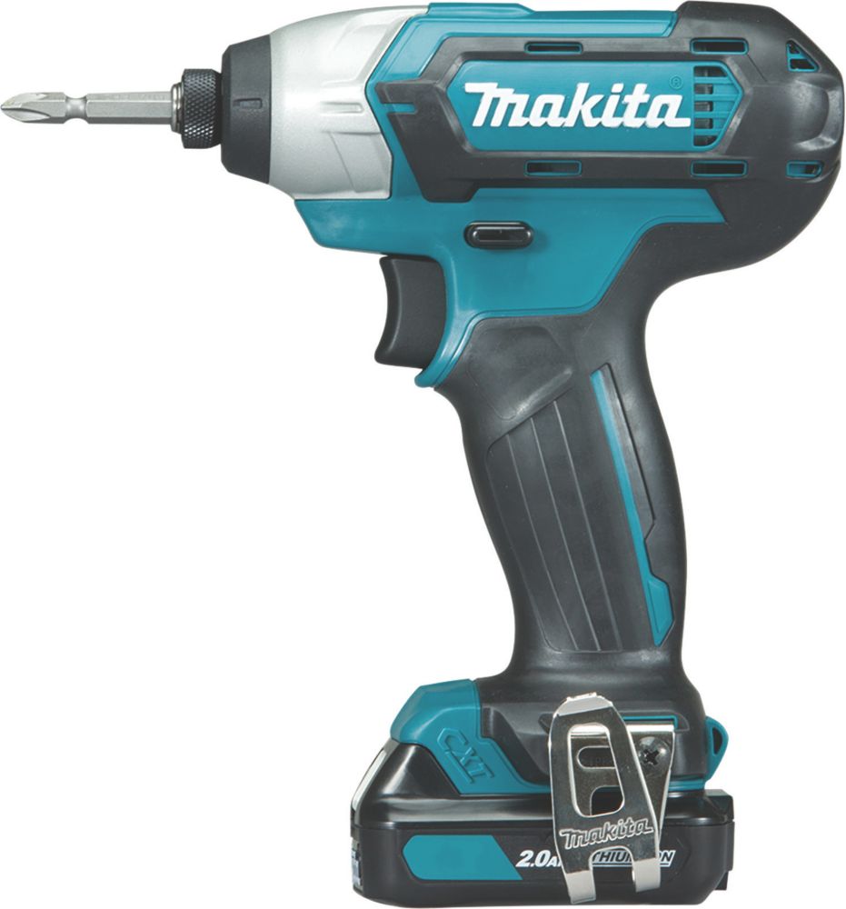 Image of Makita TD110DWAE 12V 2 x 2.0Ah Li-Ion CXT Cordless Impact Driver 