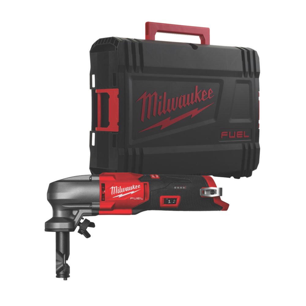 Image of Milwaukee M12 FNB16-0X FUEL 12V Li-Ion RedLithium Brushless Cordless Nibbler - Bare 