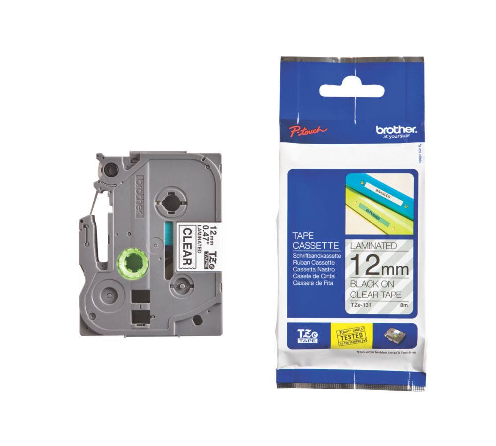 Image of Brother TZe-131 Labelling Tape 12mm x 8m 