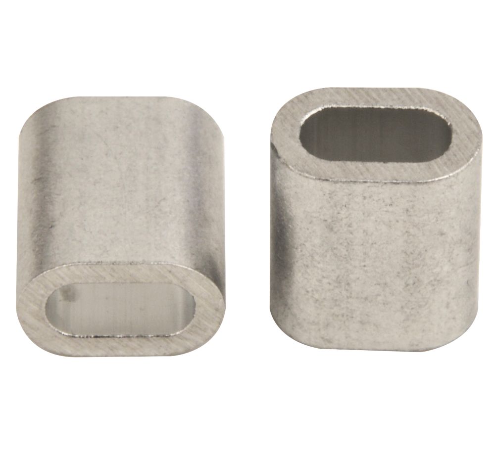 Image of Diall Aluminium Ferrules 4mm 2 Pack 