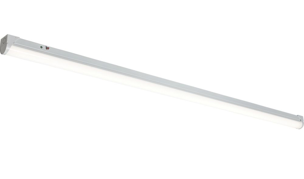 Image of Knightsbridge BATSC Single 6ft Maintained or Non-Maintained Switchable Emergency LED Batten with Self Test Emergency Function With Microwave Sensor 27/52W 4170 - 7520lm 230V 