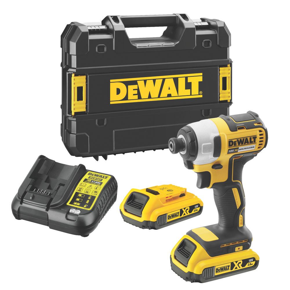 Image of DeWalt DCF787D2T-SFGB 18V 2 x 2.0Ah Li-Ion XR Brushless Cordless Impact Driver 