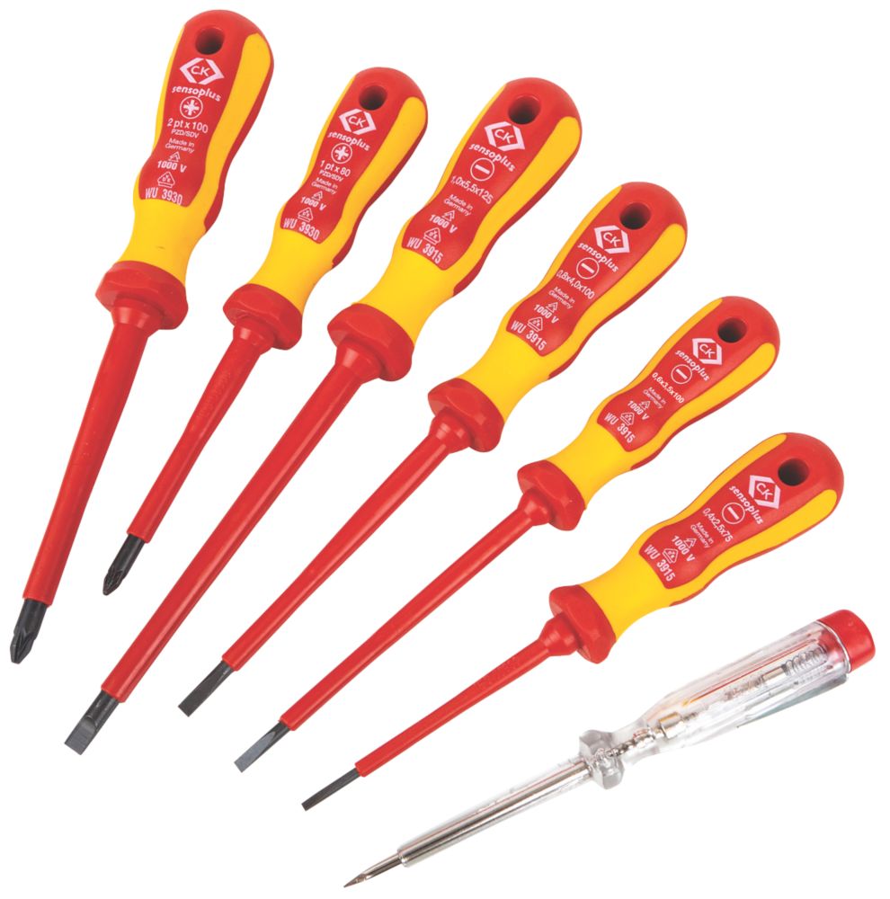 Image of C.K Mixed VDE Screwdriver Set 7 Pieces 