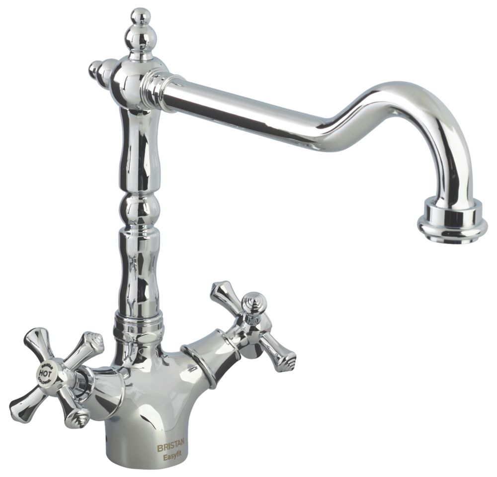 Image of Bristan Colonial Easyfit Kitchen Sink Mixer Tap Chrome 