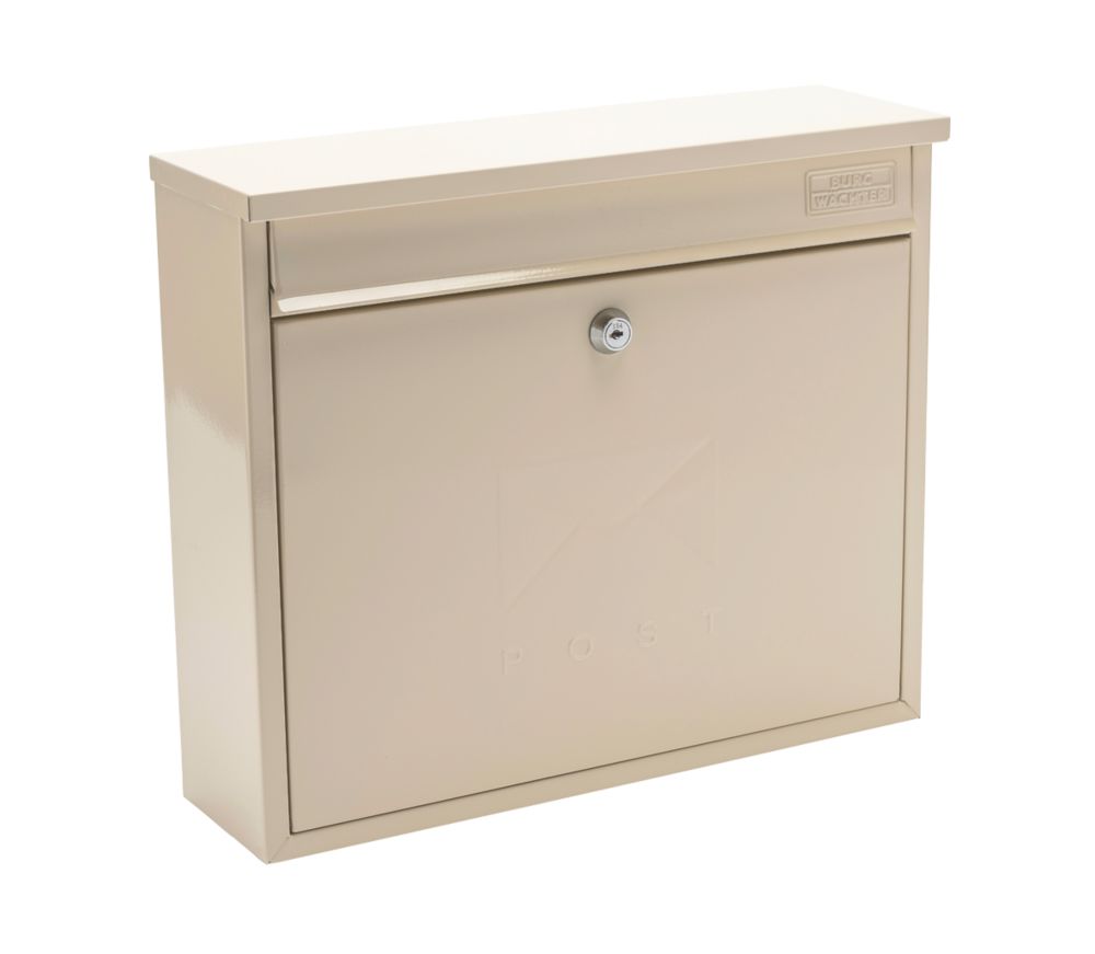 Image of Burg-Wachter Elegance Post Box Cream Powder-Coated 