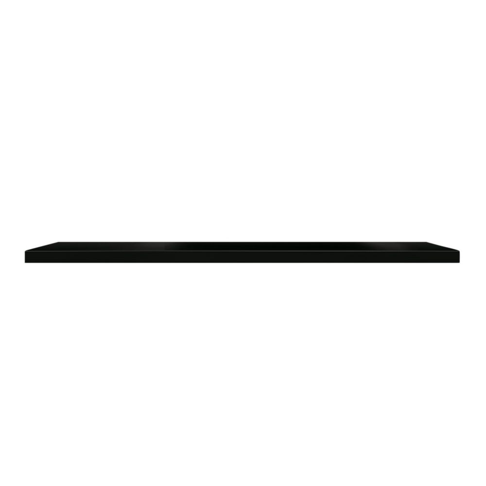 Image of RB UK Black Melamine Shelf 800mm x 300mm x 19mm 