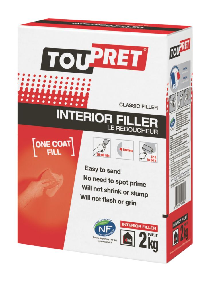 Image of Toupret Powdered Interior Filler 2kg 