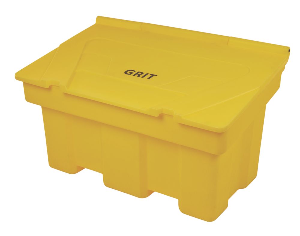 Image of Budget Stackable Grit Bin Yellow 200Ltr 