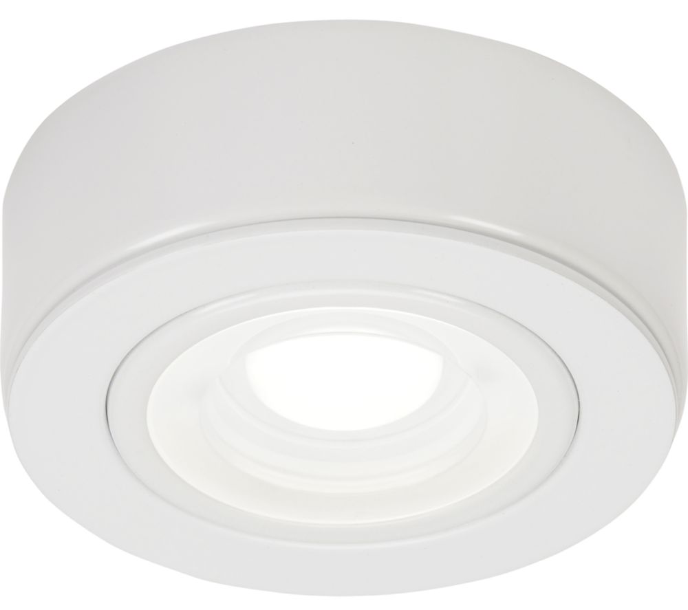 Image of Knightsbridge CAB Round LED Under Cabinet Light White 2W 125lm 
