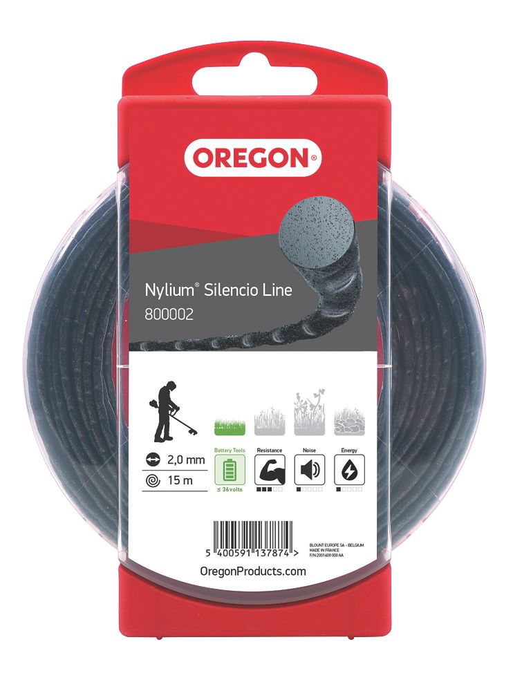 Image of Oregon Nylium Silencio Trimmer Line 2mm x 15m 