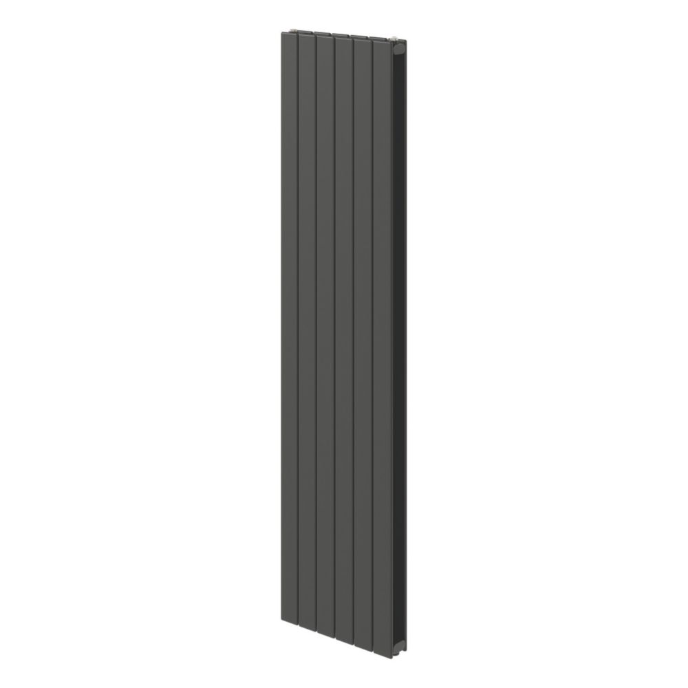 Image of Moretti Modena Designer Radiator 1800mm x 433mm Matt Charcoal 4505BTU 