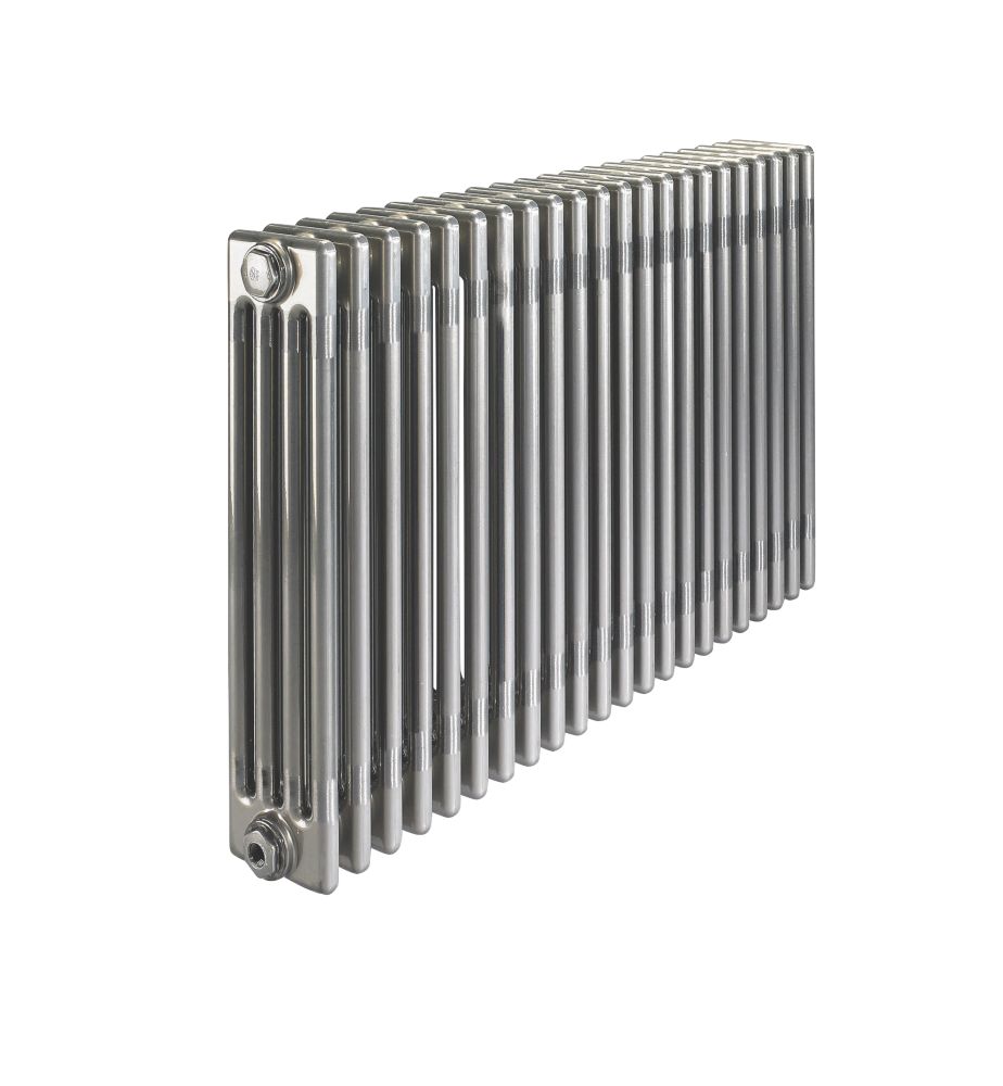 Image of Acova 4 Column Designer Radiator 600mm x 1226mm Raw Metal 7079BTU 