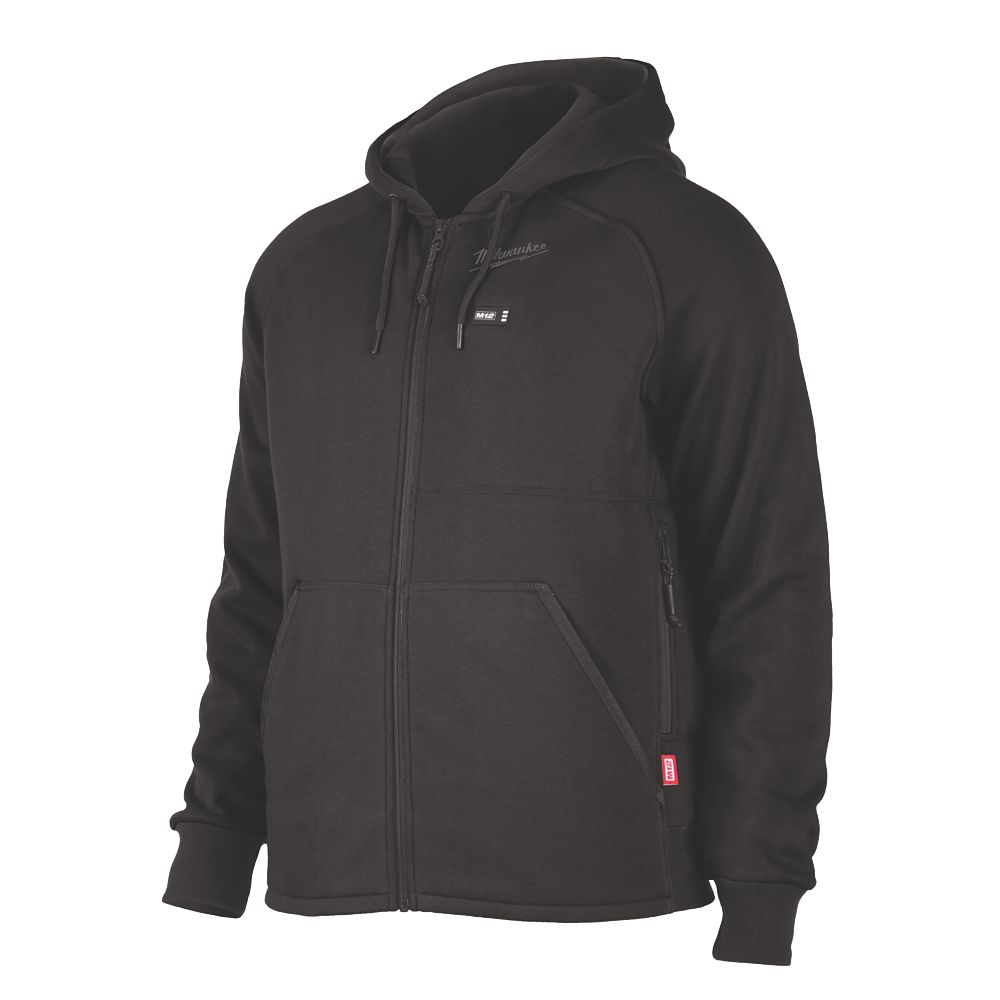 Image of Milwaukee M12HHBL4-0 12V Li-Ion RedLithium Heated Hoodie Black Large 42" Chest - Bare 
