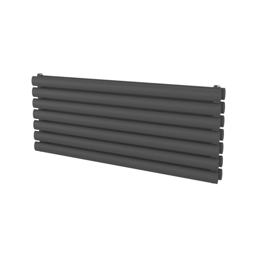 Image of Ximax Fortuna Duplex Horizontal Designer Radiator 410mm x 1000mm Anthracite 2519BTU 