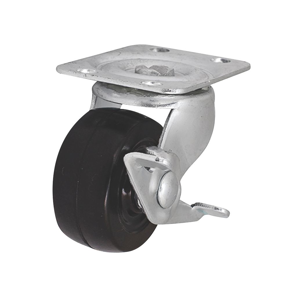 Image of Heavy Duty Braked Swivel Castor 50mm 