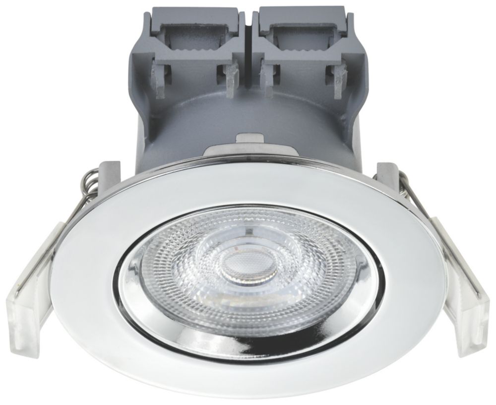 Image of LAP Tilt LED Downlight Chrome 4.5W 420lm 