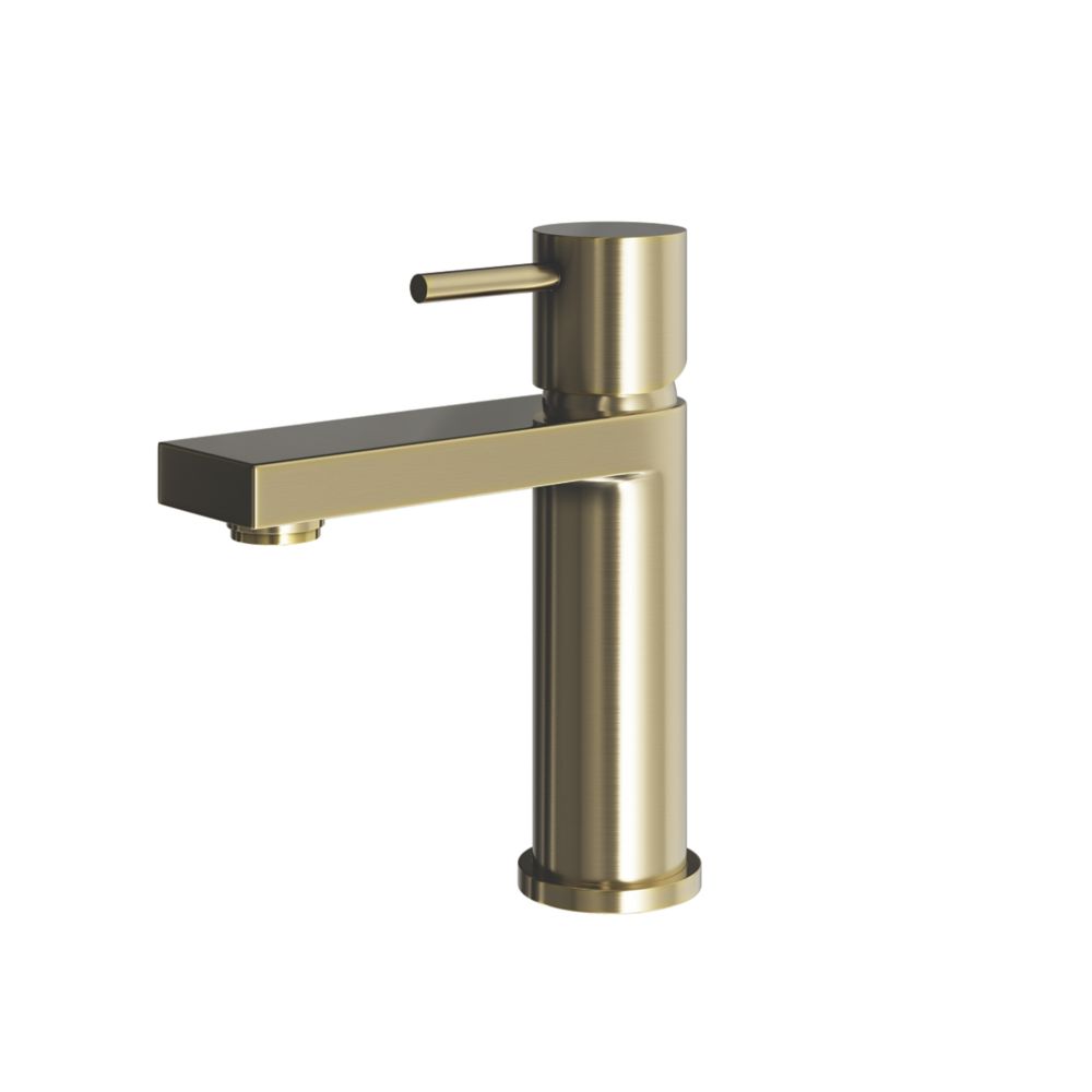 Image of ETAL Blake Mono Basin Mixer Tap Brushed Brass 
