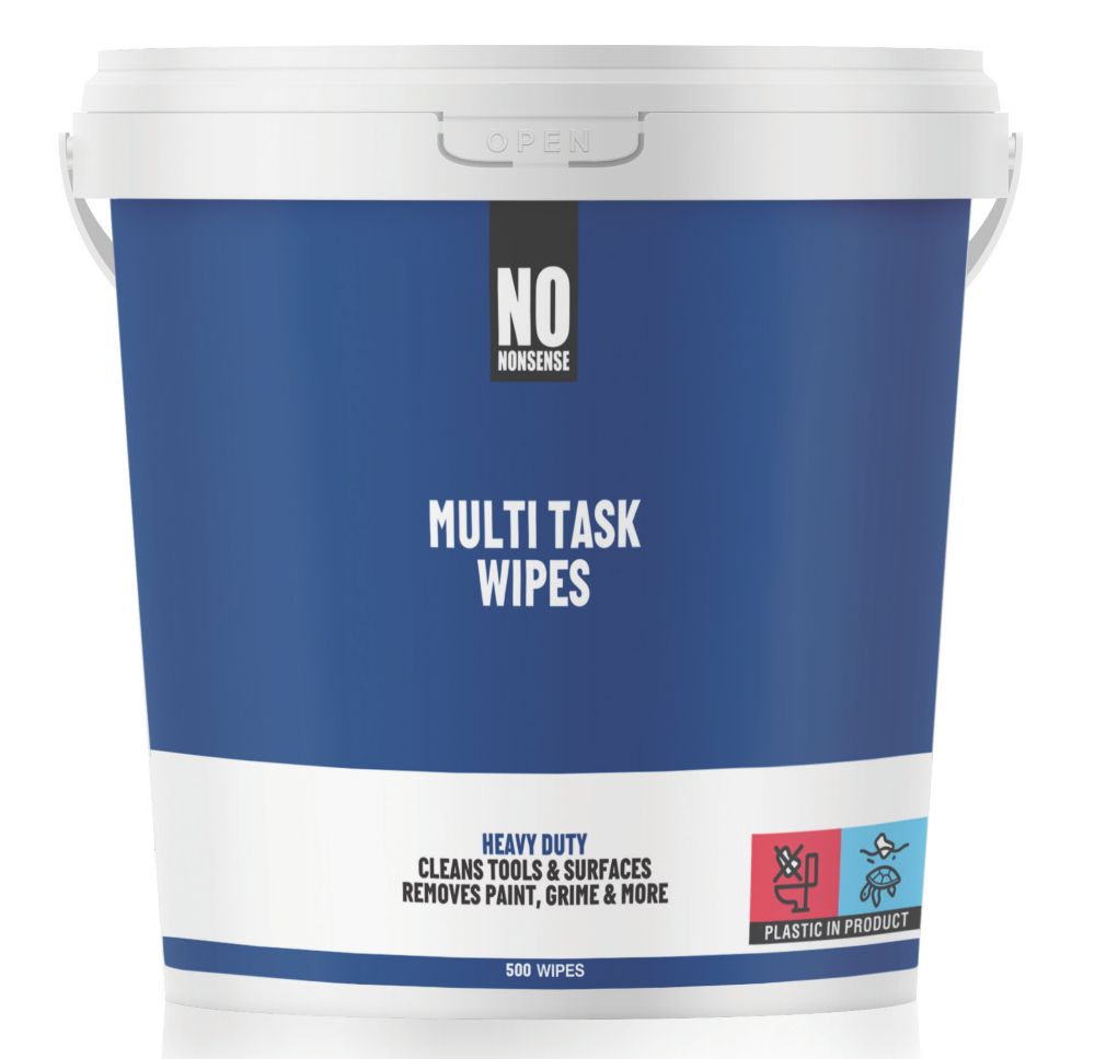 Image of No Nonsense Multi-Surface Wipes White 500 Pack 