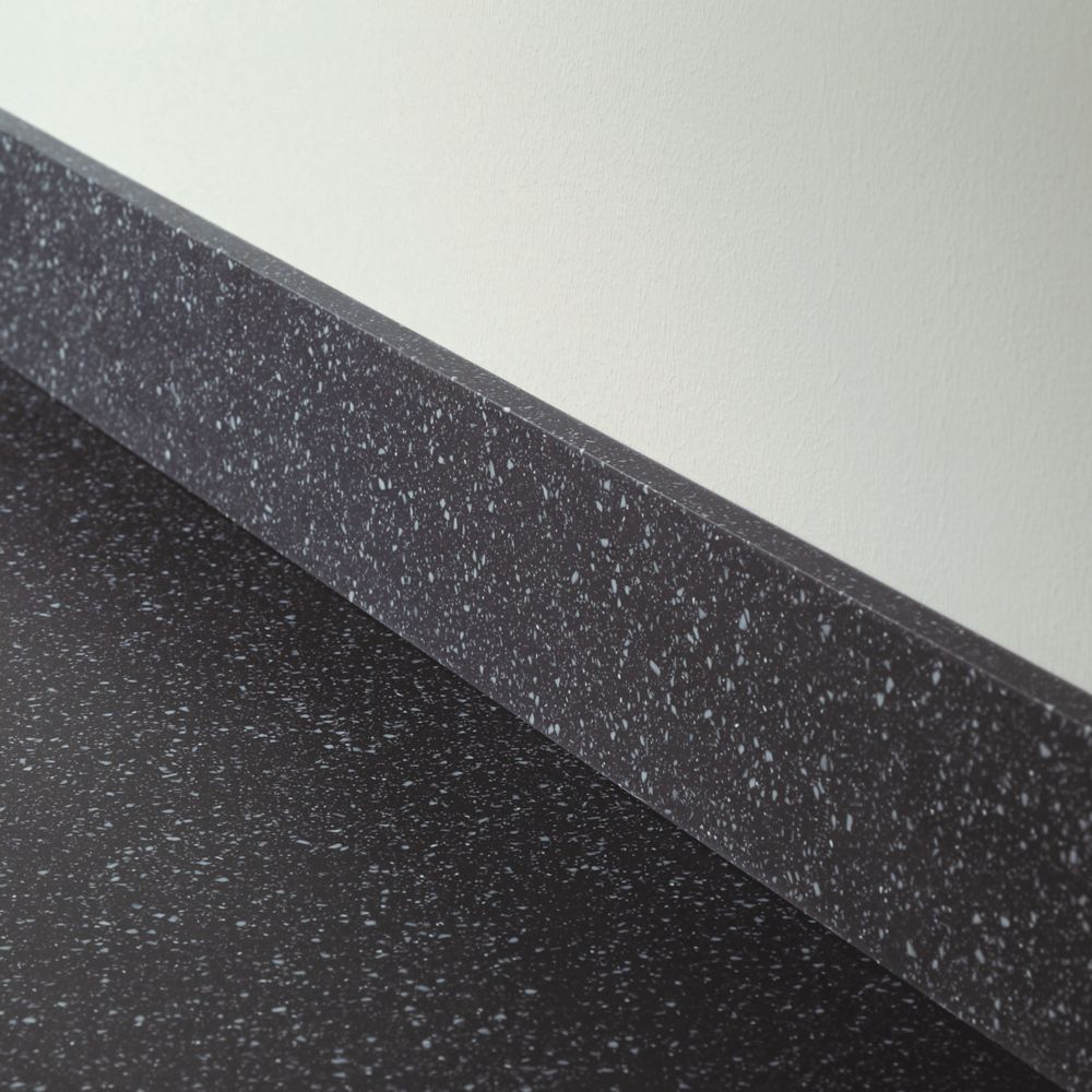 Image of Metis Black Upstand 3050mm x 100mm x 15mm 