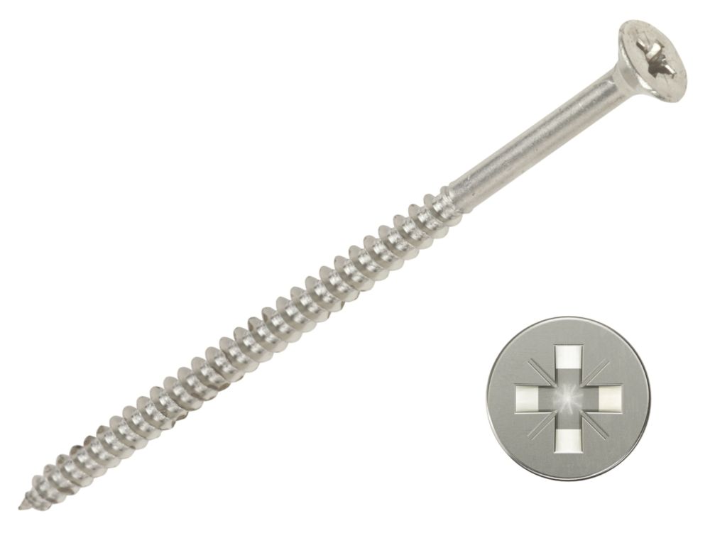 Image of Ultra Screw PZ Double-Countersunk Multipurpose Screws 5mm x 90mm 100 Pack 