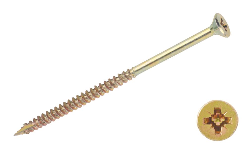 Image of TurboGold PZ Double-Countersunk Multipurpose Screws 5mm x 100mm 100 Pack 