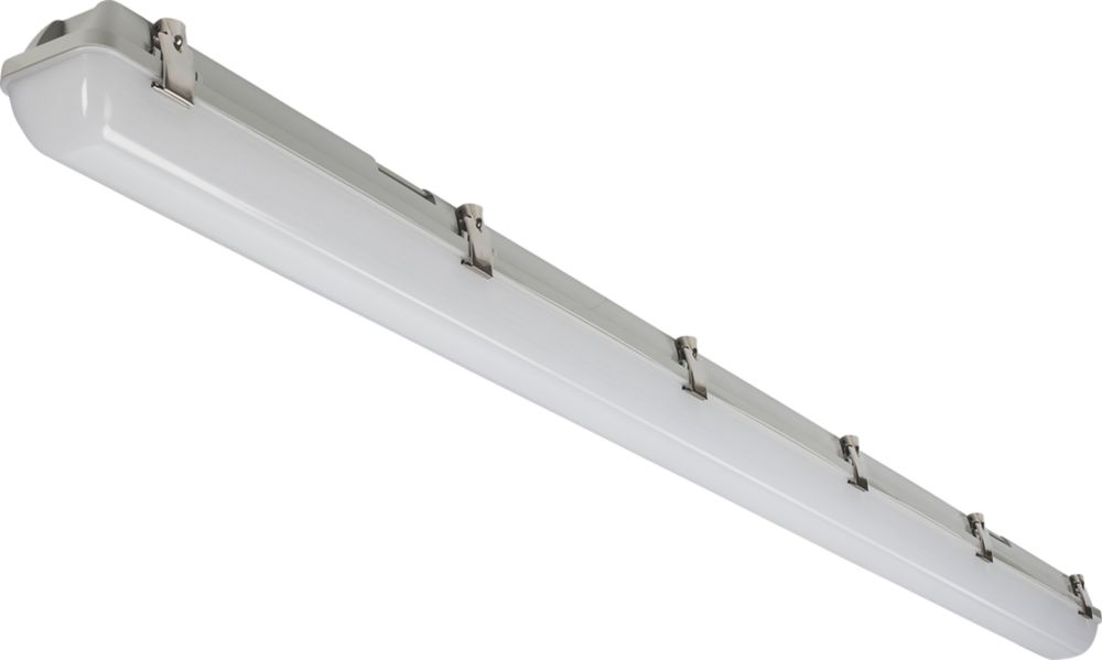 Image of Knightsbridge TORC Single 5ft Maintained or Non-Maintained Switchable Emergency LED Batten with Self Test Emergency Function With Microwave Sensor 26/48W 4050 - 7250lm 230V 