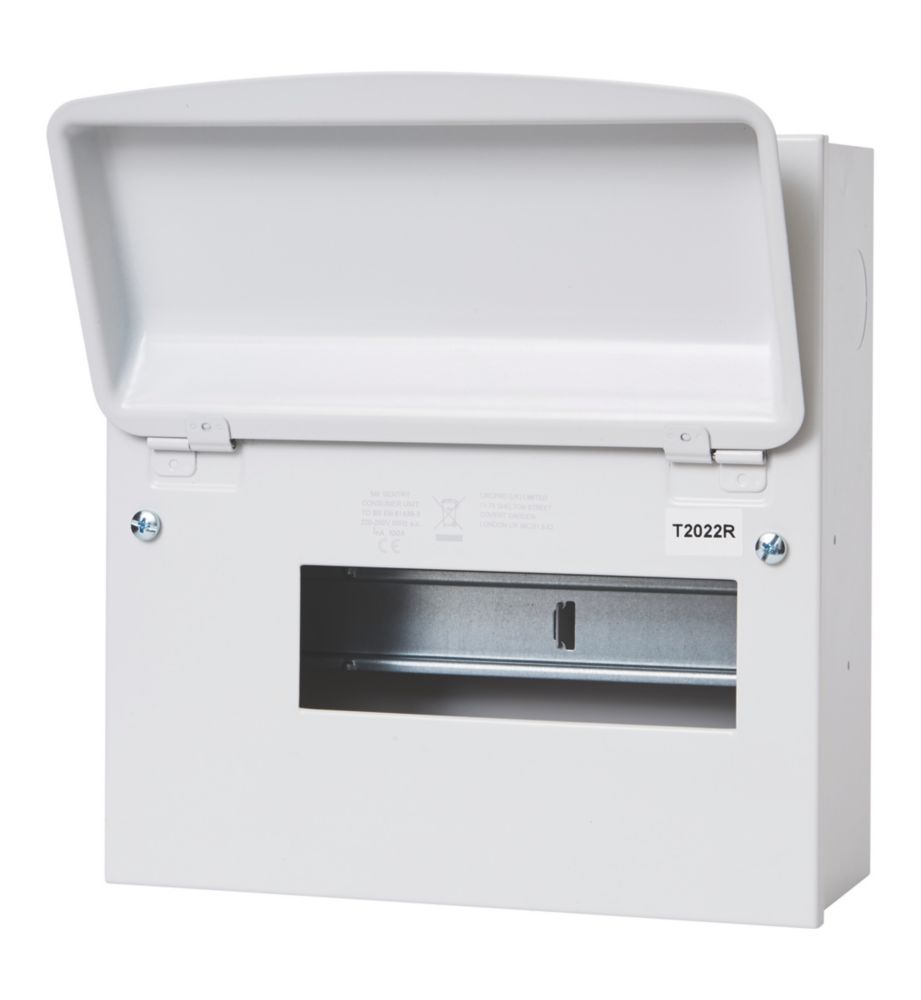 Image of MK Sentry 8-Module Unpopulated Enclosure Only Consumer Unit 