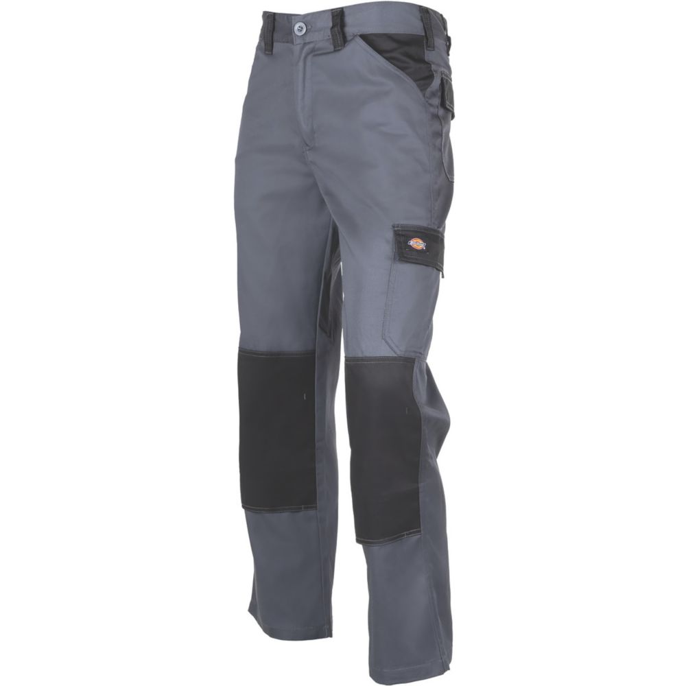 Image of Dickies Everyday Trousers Grey/Black 30" W 34" L 
