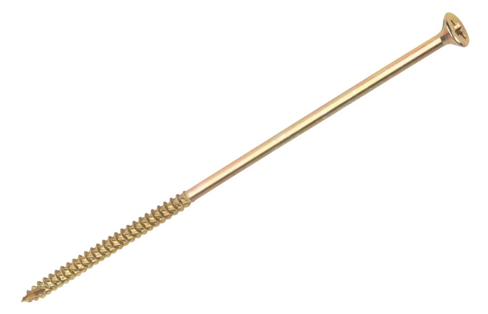 Image of TurboGold PZ Double-Countersunk Multipurpose Screws 6mm x 180mm 50 Pack 