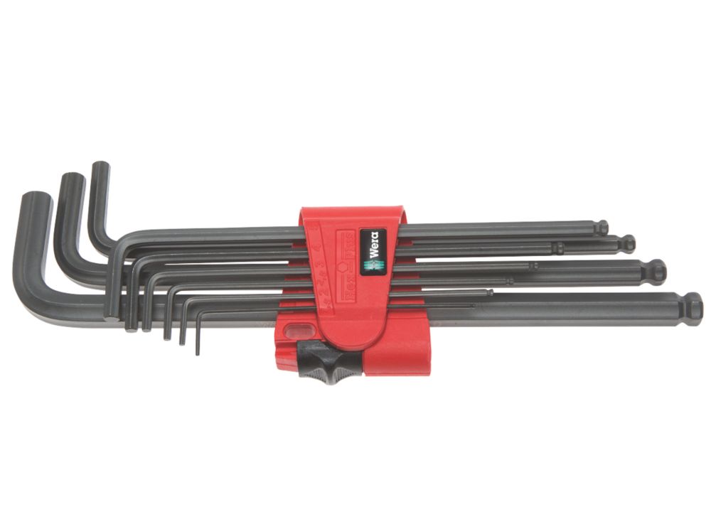 Image of Wera L-Keys Metric Hex-Plus BlackLaser Set 9 Pieces 