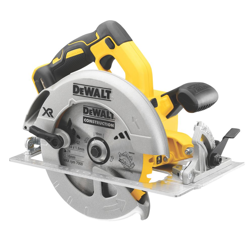 Image of DeWalt DCS570N-XJ 184mm 18V Li-Ion XR Brushless Cordless Circular Saw - Bare 