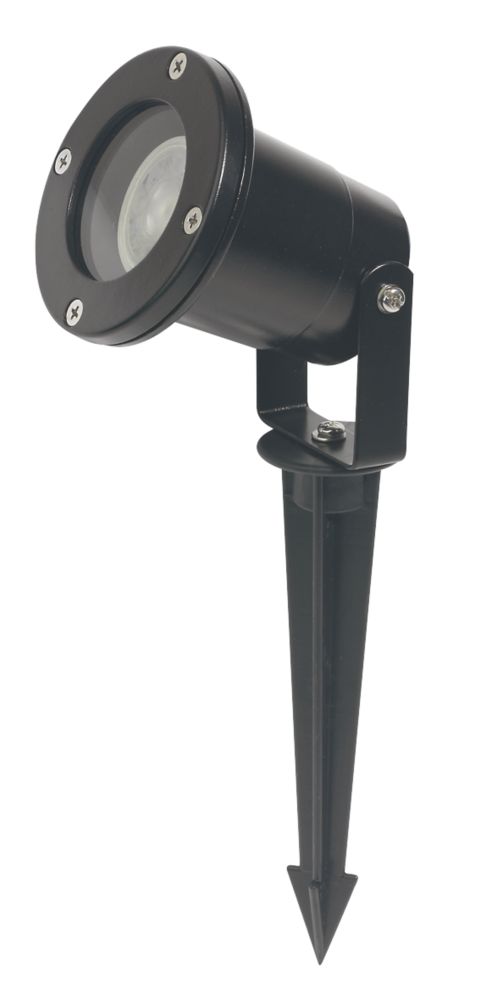 Image of 4lite WiZ Connected Outdoor LED Smart Garden Spike Light Black 4.9W 345lm 