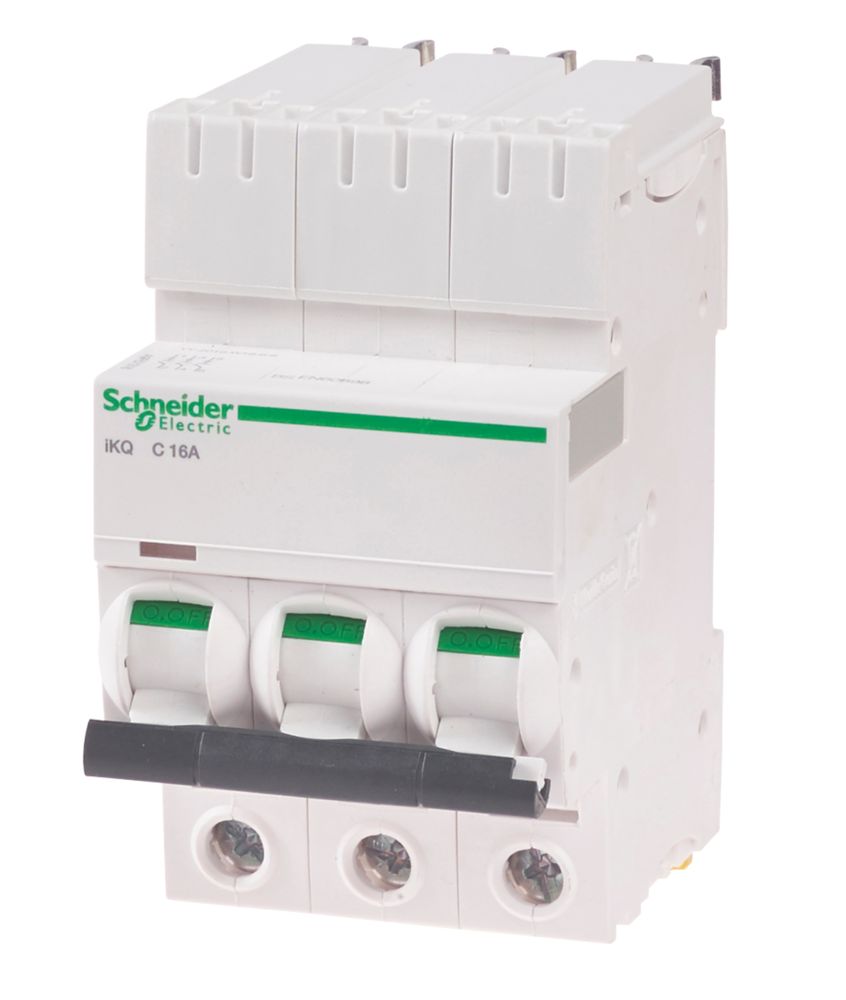 Image of Schneider Electric IKQ 16A TP Type C 3-Phase MCB 