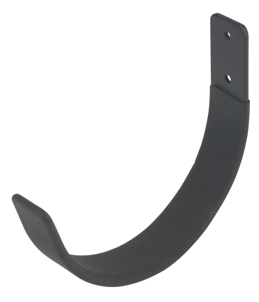 Image of Smith & Locke Heavy Duty Anti-Slip Flat Storage Hook Black 145 x 150mm 