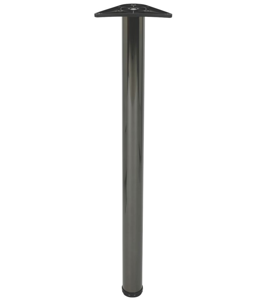 Image of Rothley Worktop Leg Gun Metal 870-895mm 