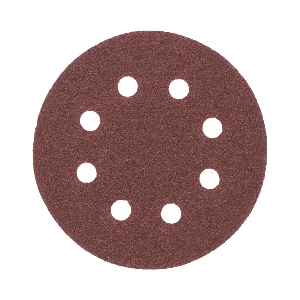 Image of Flexovit A203F Sanding Discs Punched 115mm 80 Grit 6 Pack 