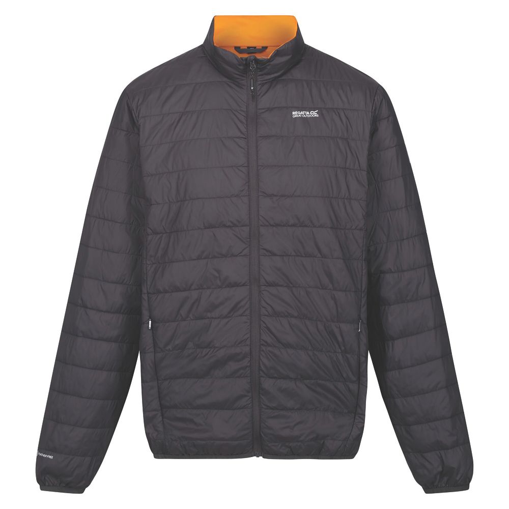 Image of Regatta Hillpack Jacket Ash/Orange Pep Large 41.5" Chest 