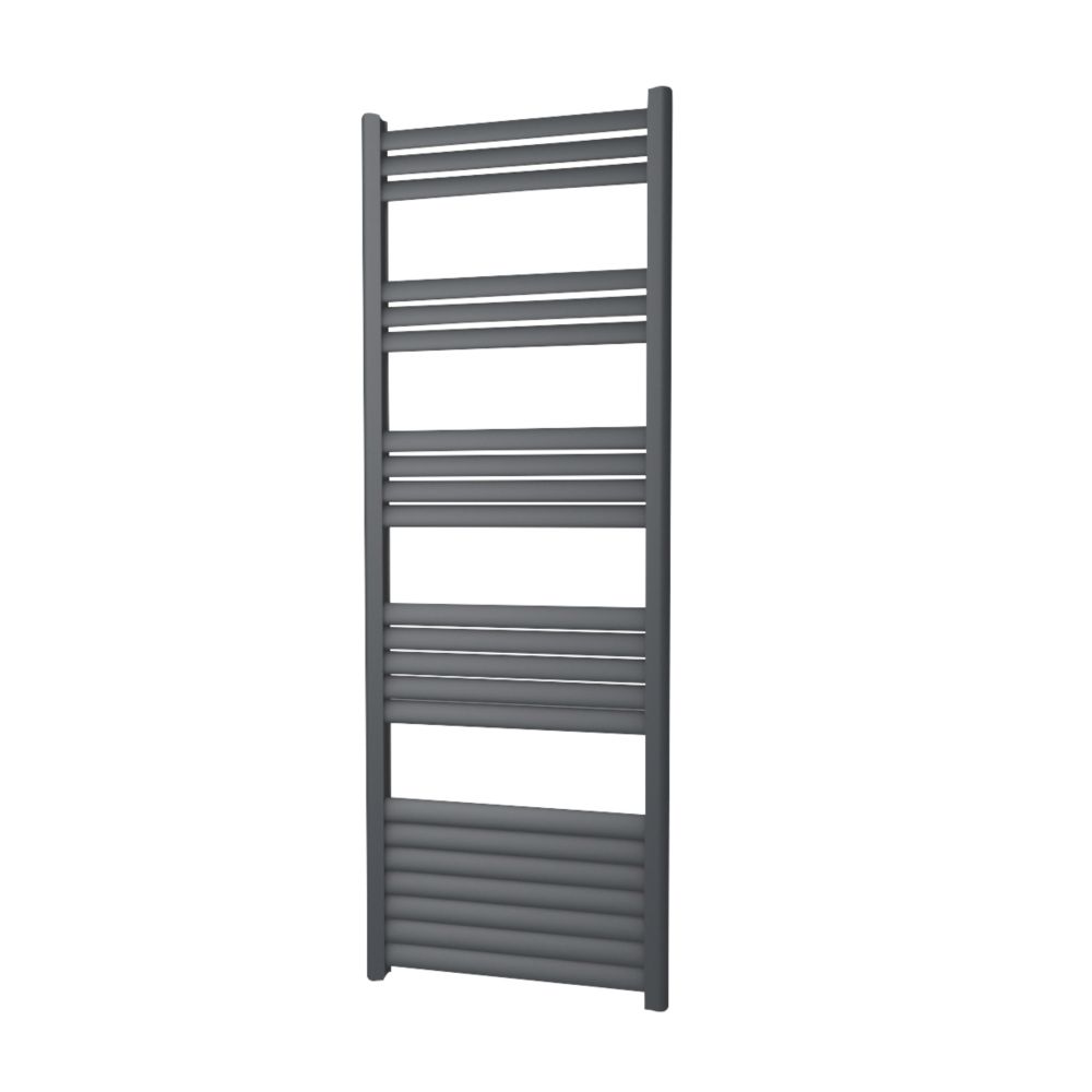 Image of Towelrads Eton Designer Towel Radiator 1400mm x 500mm Anthracite 2139BTU 